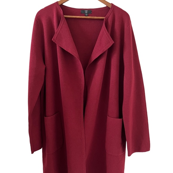 J. Crew Sweaters J Crew 365 Juliette Wool Blend Open Front Long
